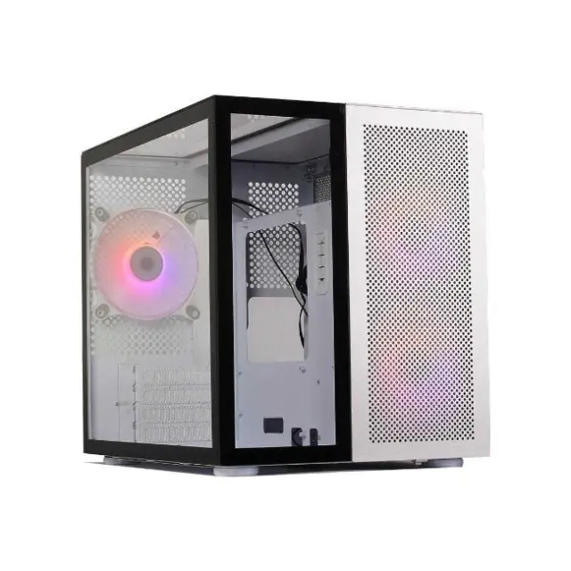 Redragon PC Case AXE ATX Midi Tower Black / White (GC-588)