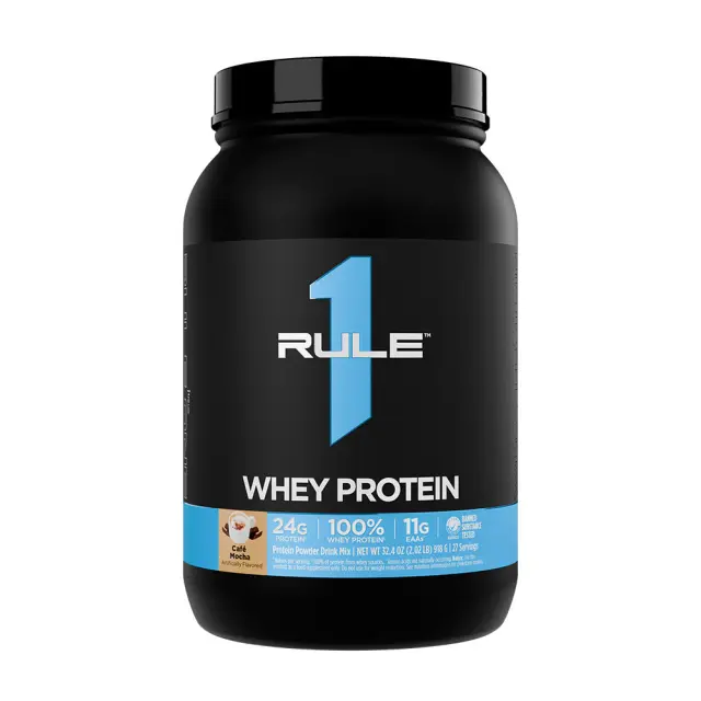 Rule1 Whey Protein Café Mocha, 2 lbs