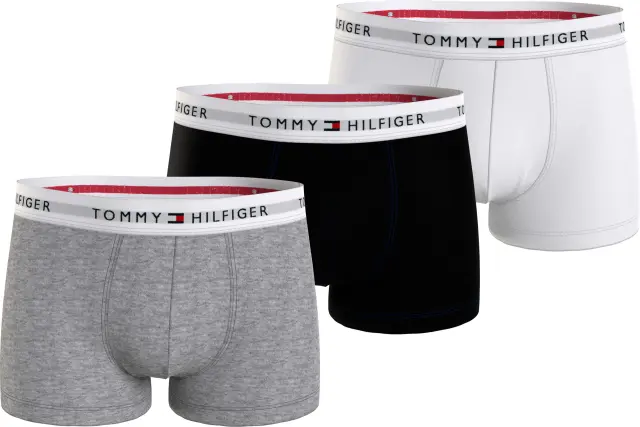 Tommy Hilfiger 3-Pack Signature Repeat Logo Waistband Trunks σετ ανδρικό μπόξερ UM0UM03889-2