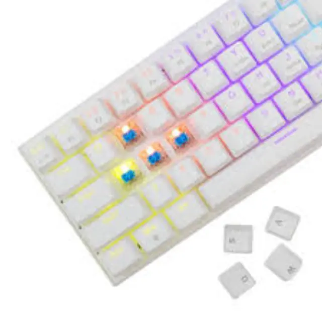 White Shark Gaming Keyboard Wakizashi White (WAKIZASHI-2-US-W-BLUE.SW) 2