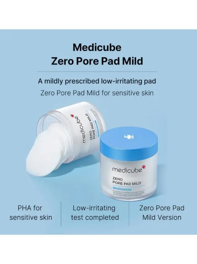 Medicube Zero Pore Pad Mild Απολεπιστικά δισκία για ευαίσθητο δέρμα 2