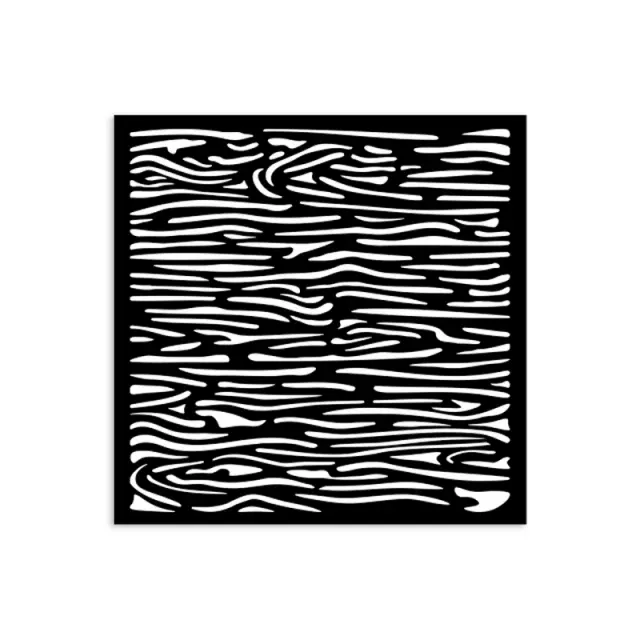 Thick Stencil 12x12cm, Stamperia, Silent Sea, Wood effect