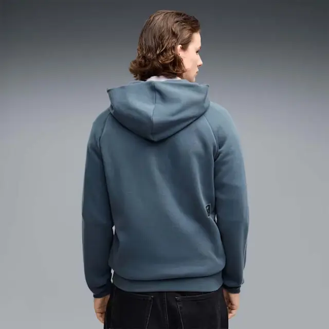 Puma Men's Sport Graphic Holiday Full-Zip Fleece Hoodie Πετρόλ 694325-37 (Puma) 2