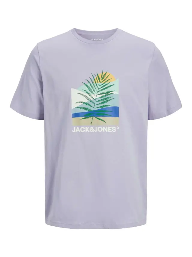 JJBARBADOS TEE SS CREW NECK Languid Lavender