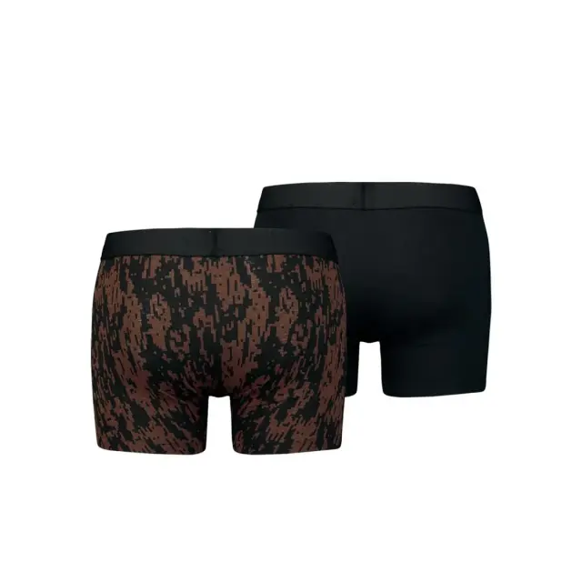 Levi's Ανδρικό Boxer Digital Camo Organic Cotton - Διπλό Πακέτο, Χρώμα Brown Combo 2