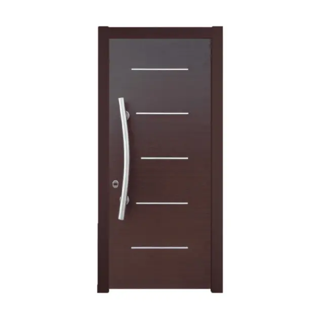 Εσωτερική Πόρτα Wenge με inox ΚΠ 113 3