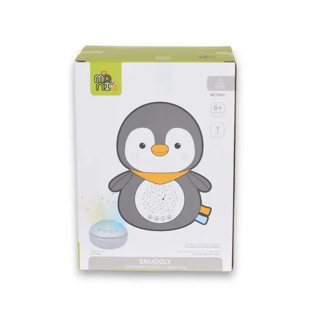 Προτζέκτορας Φωτάκι Νυκτός Moni Snuggly Penguin 3800146271107 2