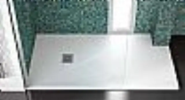 Σετ Ντουζιέρας PIETRA με Βαλβίδα, Φινίρισμα Bianco, Ορθογώνιο 2