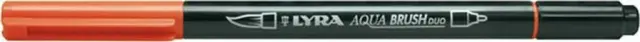 Μαρκαδόρος Πινέλο Lyra Aqua Brush Duo Satum Red/ 6520015 (Lyra)