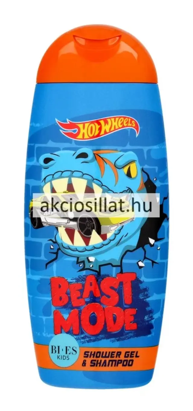 Hot Wheels Παιδικό Αφρόλουτρο και Σαμπουάν Beast Mode Shower Gel & Shampoo 250ml