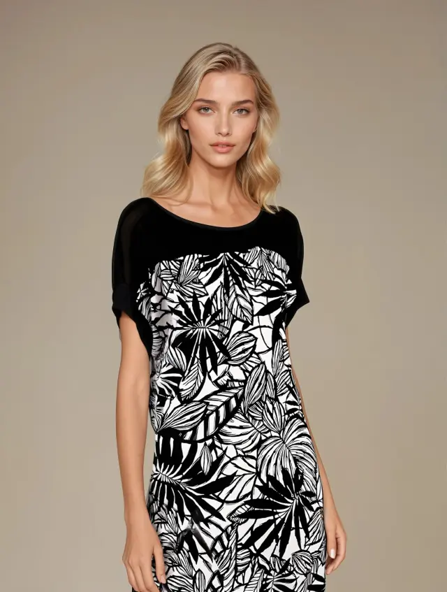 B191 - Type - BEACHWEAR BLACK FLOWER 2