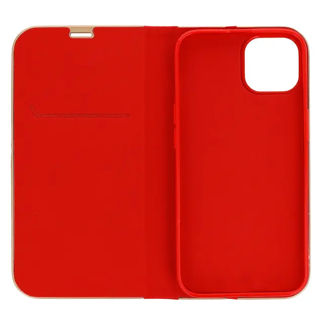 Θήκη Book with frame for Iphone 13 Mini Red 2