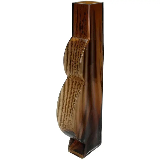 Βάζο Φυσικό Γυαλί 10x5x34.5cm 2