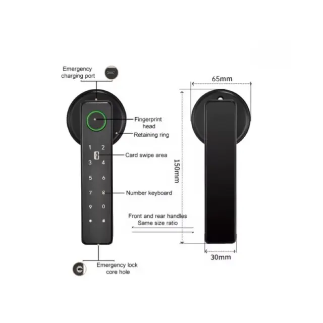 SMART LOCK FINGERPRINT LOCK ASB-06999