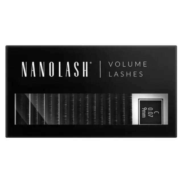 Nanolash Volume Lashes 0.07 C false eyelashes 9 mm