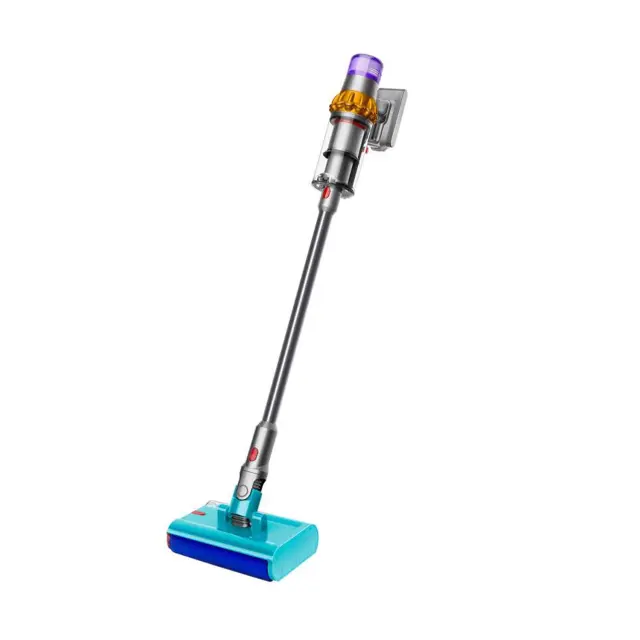 Dyson V15s Detect Submarine Επαναφορτιζόμενη Σκούπα 2 σε 1 Stick & Χειρός Yellow / Iron / Nickel