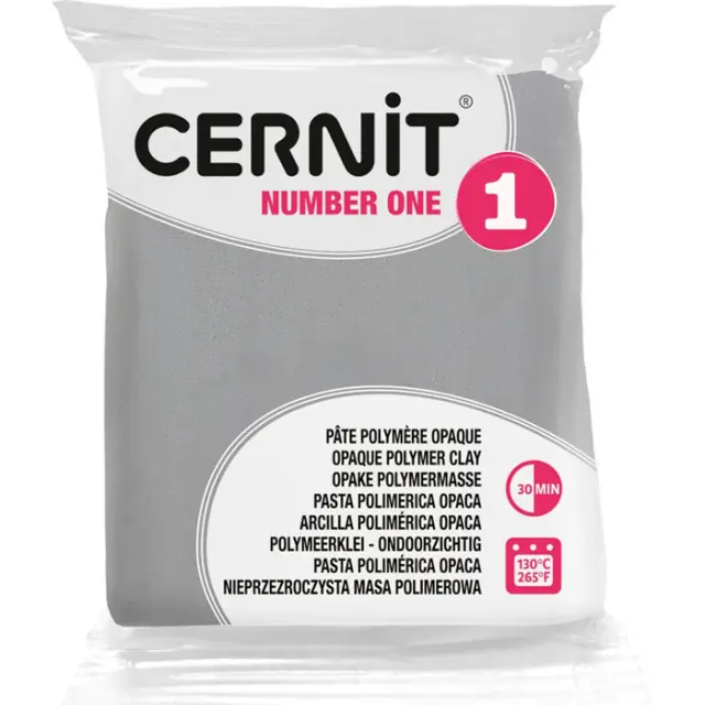 Πολυμερικός Πηλός Cernit Number One No150 - Grey - 56gr