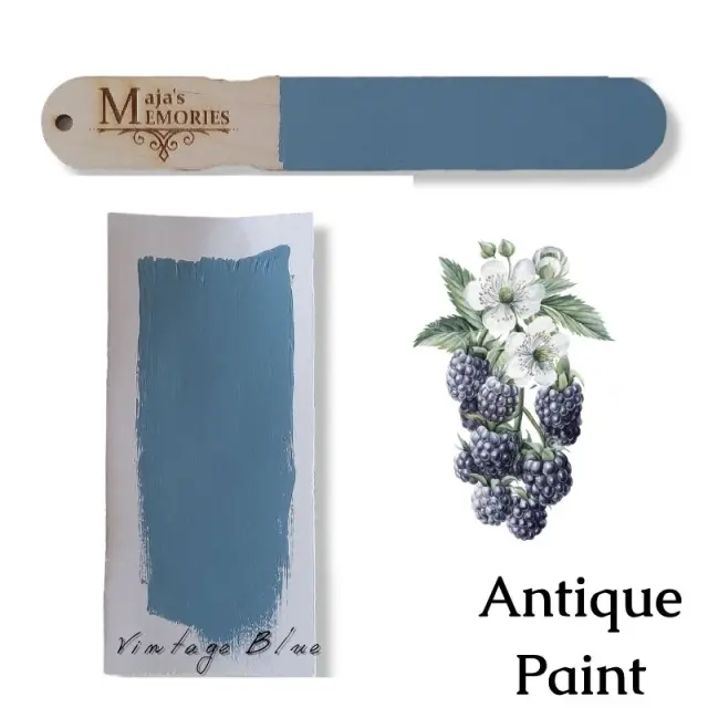 Χρώμα-εφέ πατίνας Antique Paint Maja's Memories, 150ml, Vintage Blue