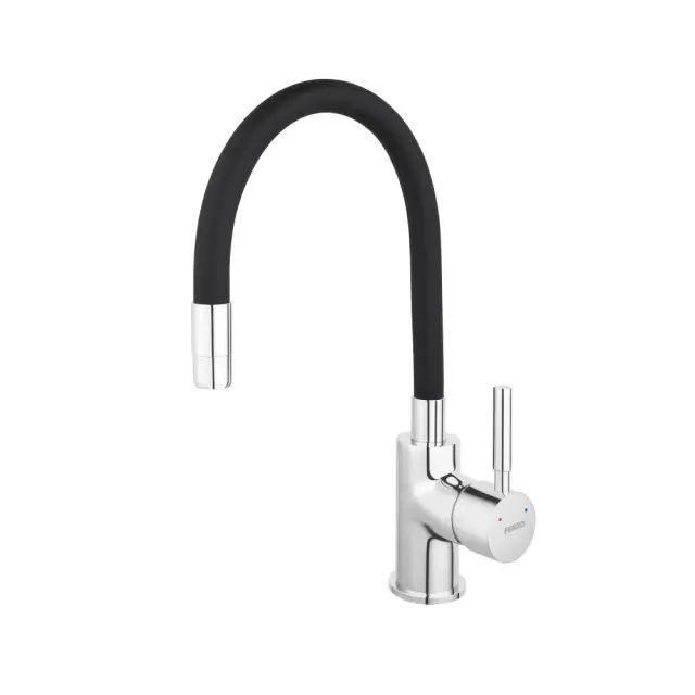 FERRO Μπαταρία νεροχύτη ZUMBA BZA4B-12 BLACK