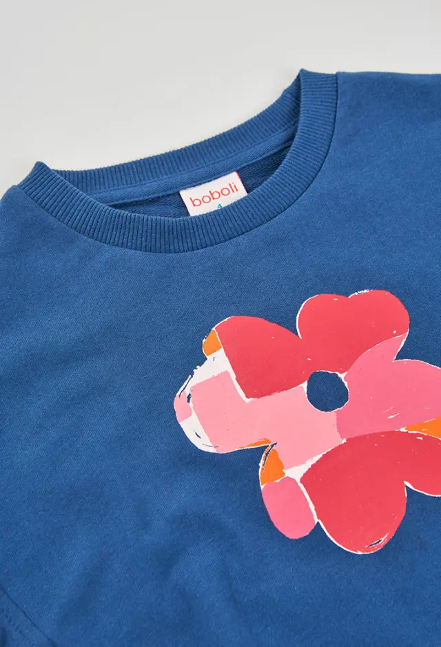 Boboli fleece sweatπουκάμισο για κορίτσι 323165-2610 3