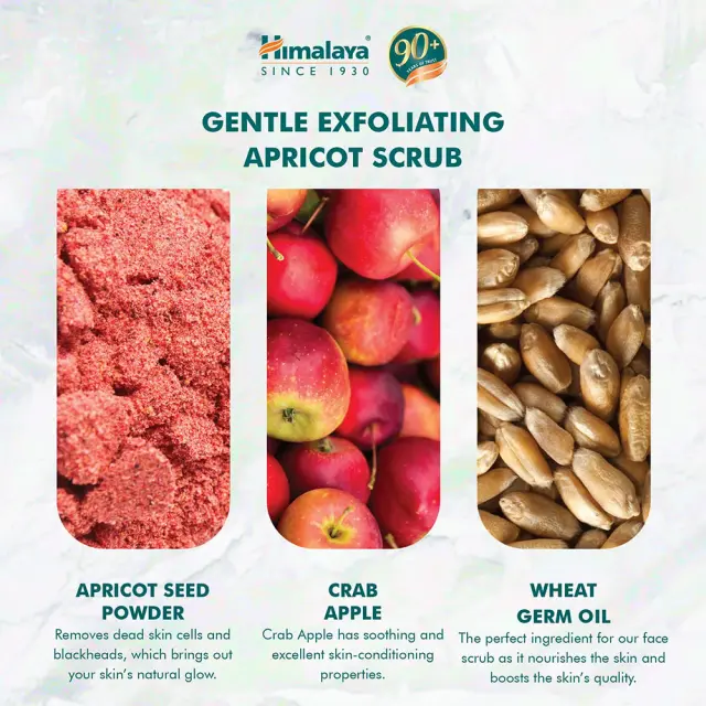 Himalaya Gentle Exfoliating Apricot Scrub 3