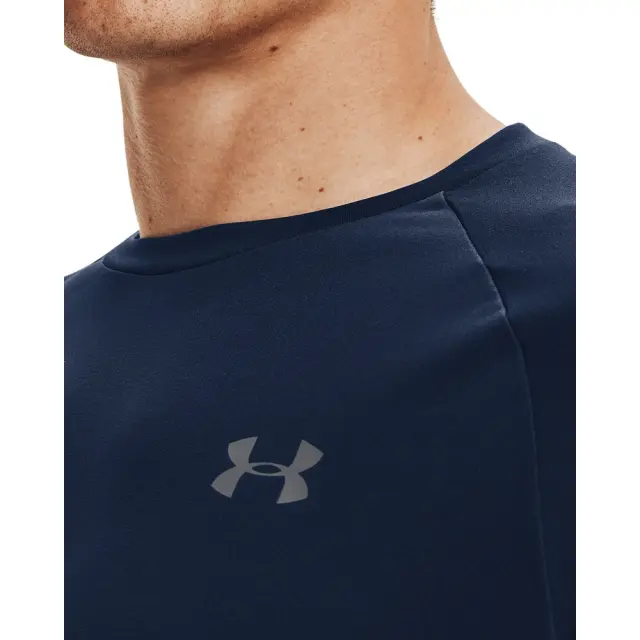 Under Armour Tech 2.0 SS T-Shirt (1326413-408) - Λευκό-Μπλέ 2
