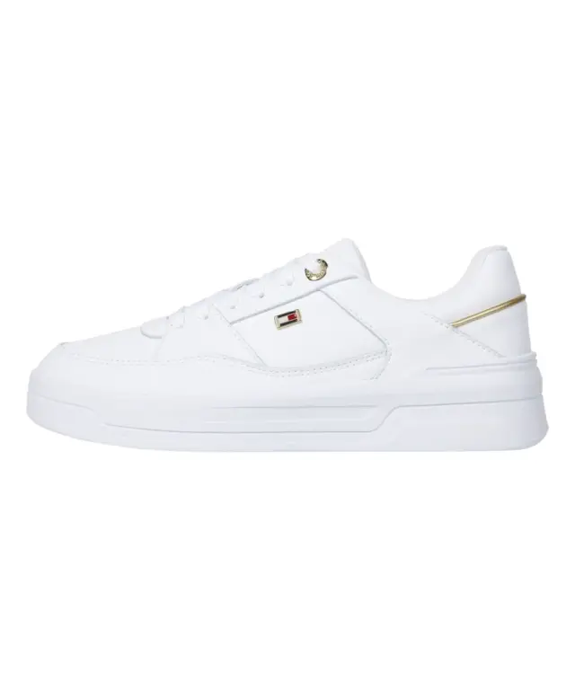 Tommy Hilfiger - Essential Basket Γυναικεία Sneakers FW0FW08261-YBS Λευκό