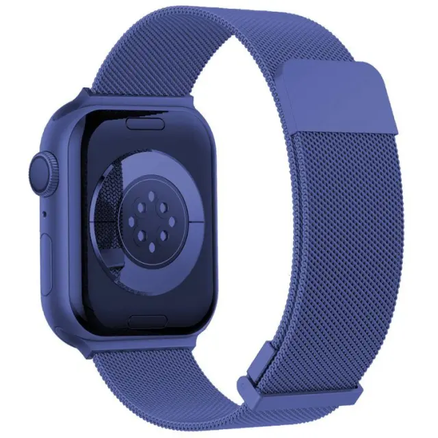 Double Magnetic Λουράκι Apple Watch 38/40/41/42 (Series 10/11/12)- Blue OEM 2