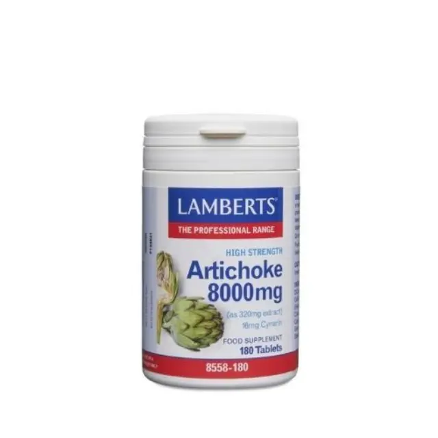 LAMBERTS Artichoke 7425 mg Διατροφικό Συμπλήρωμα με Εκχύλισμα Αγκινάρας 180 δισκία