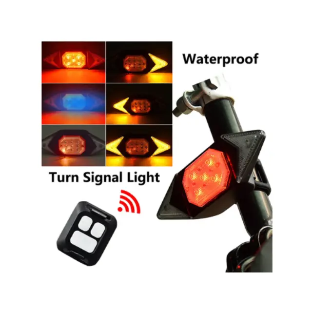 Φώτα Ποδηλάτου Με Διακόπτη - Remote Control Steering Tail Light