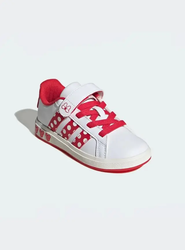 Παιδικά Παπούτσια Adidas για Κορίτσια Disney Minnie Mouse Grand Court (Μεγέθη 28-34) ΚΟΚΚΙΝΟ 3