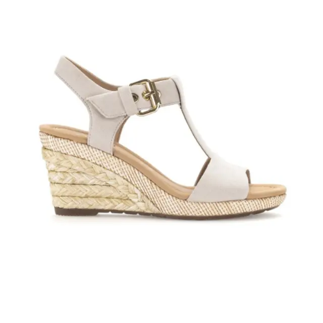 Gabor Πλατφόρμες Γυναικείο δέρμα Nubuck Μπεζ GAB/62824 13-SAND