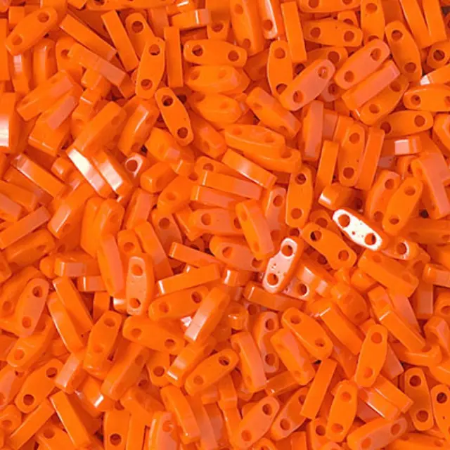 Χάντρα Miyuki Quarter Tila No406 Opaque Orange ~7gr