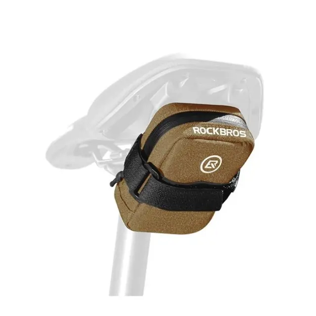 Rockbros F006 Bicycle Saddle Bag 0.35L Brown