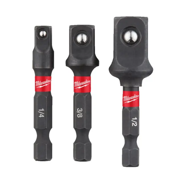 Milwaukee 4932479228 - Adaptor Set 3τμχ 1/4" x (1/4-3/8-1/2) 3