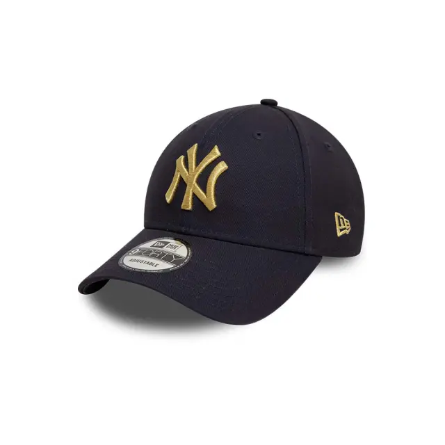 New Era Adult Metallic 9Forty New York Yankees Cap Μπλε Σκούρο 60595195 (New Era) - One Size