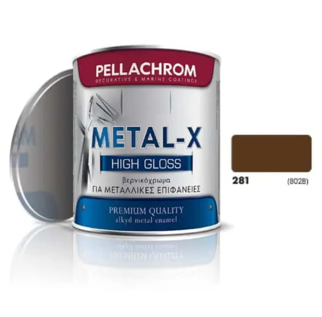 PELLACHROM METAL-X N.281(8028 T.BROWN) 750ml