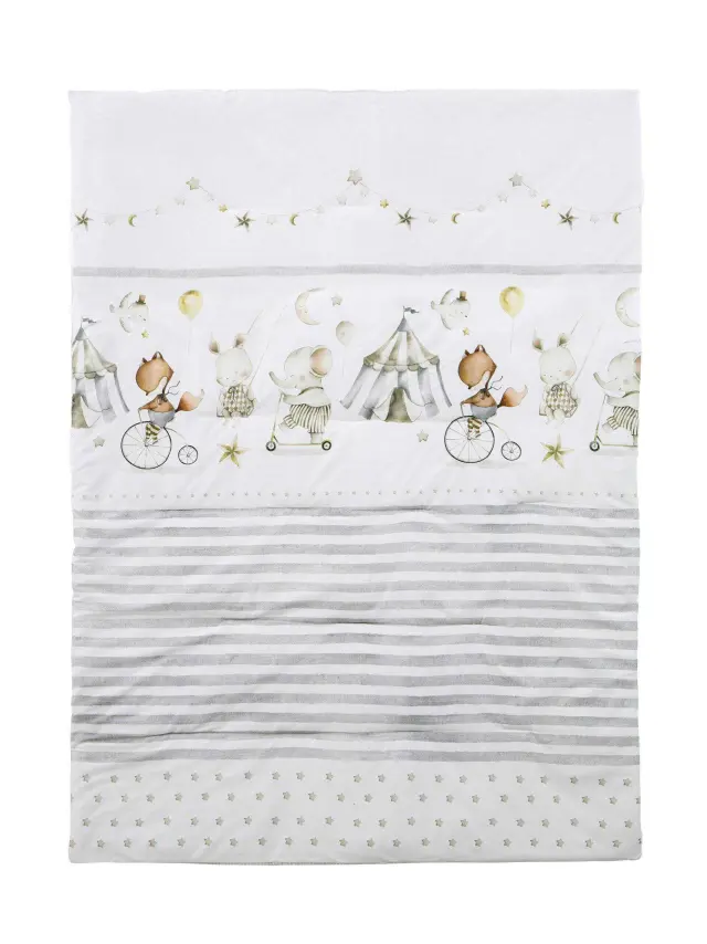 Κουβερλί Κούνιας 100x140 Nima Baby Circus Multi 100% βαμβακερό 2