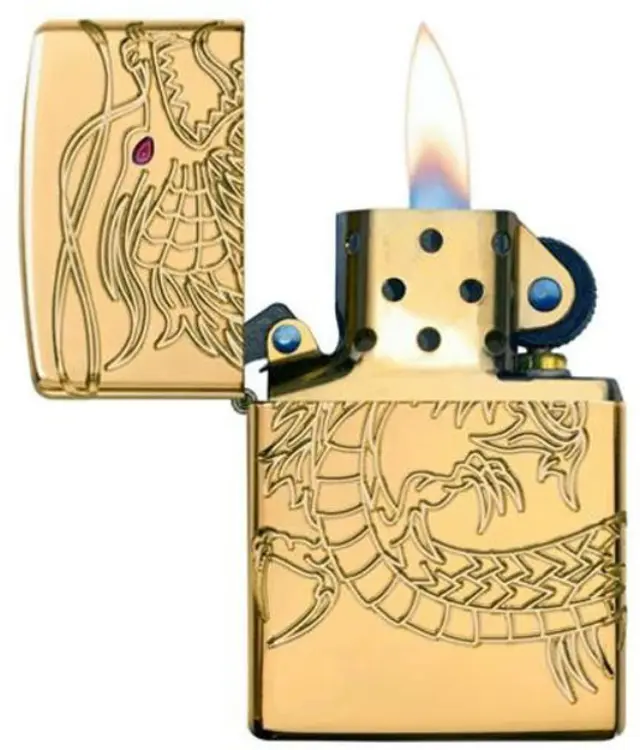 ZIPPO Αναπτήρας - Armor® Chinese Dragon Gold Plated (29265) 3