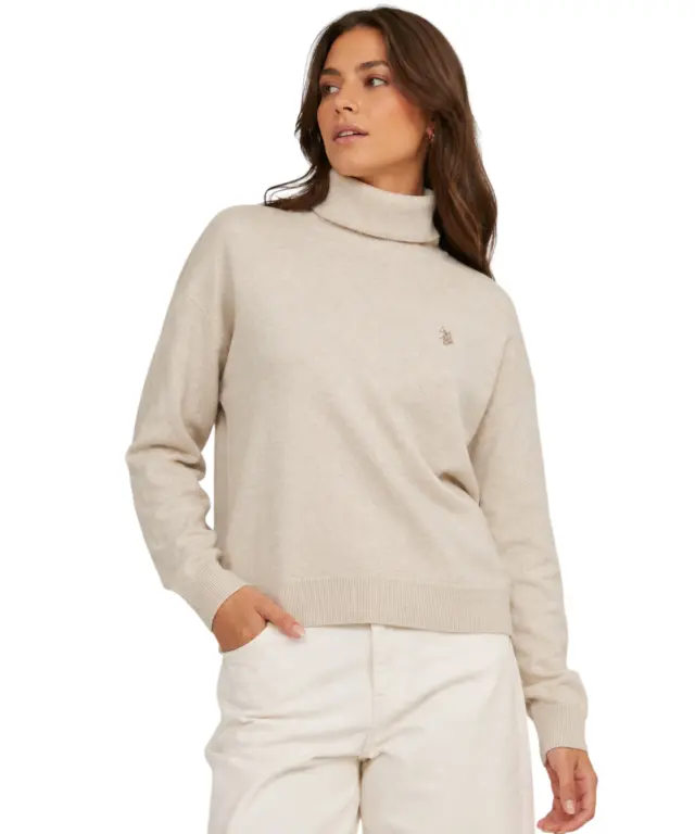 U.S. Polo Assn. - Γυναικείο Πουλόβερ Ζιβάγκο 63443-52631-362 Εκρού - XL 2