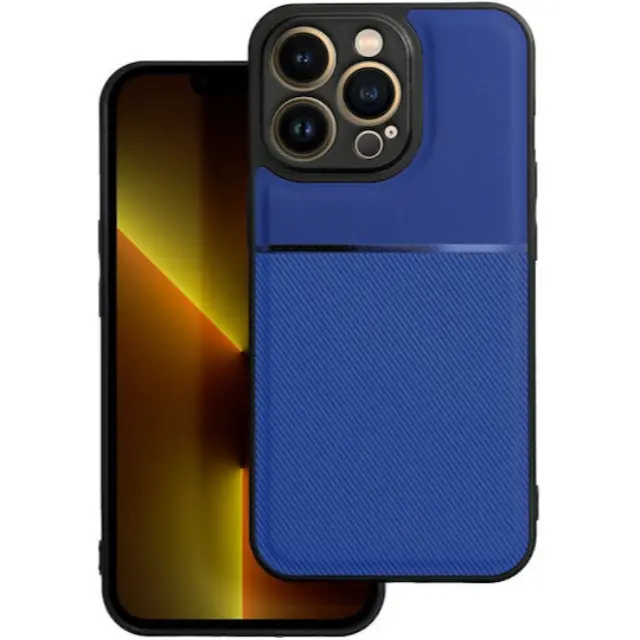 Θήκη Forcell Noble Back Cover Σιλικόνης Μπλε (iPhone 13 Pro)