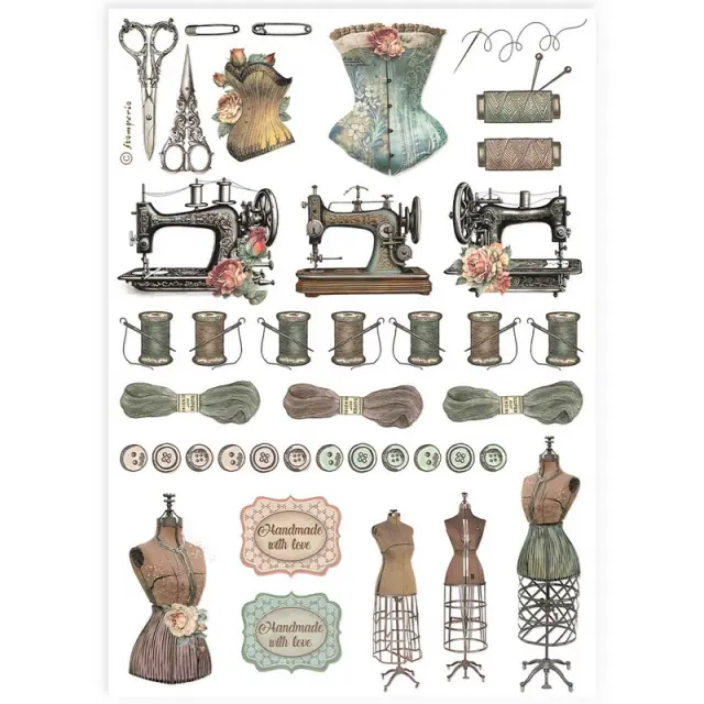 Ριζόχαρτο ντεκουπάζ Stamperia 21x29cm A4, Sewing accessories