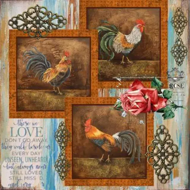 Artebella Αυτοκόλλητο Χαρτί Ντεκουπάζ Mixart Transfer 25x25cm 6036V