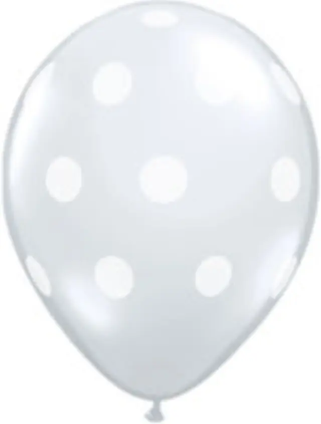 5 Big Polka Dots Diamond Clear /100 τεμ