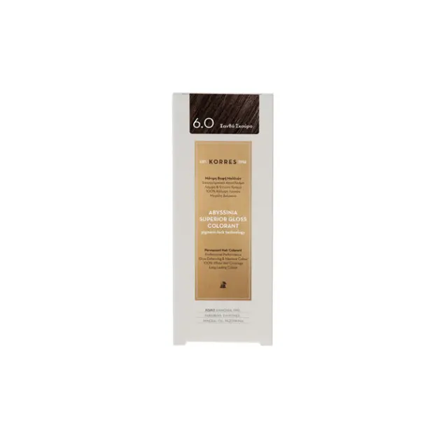 KORRES Abyssinia Superior Gloss Colorant Ξανθό Σκούρο 6.0 50ml 2