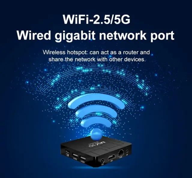 Android TV Box - MX10-K2 ATV H313 - 260035 3