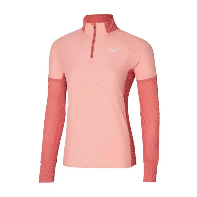 Mizuno Women's Hybrid Longsleeve Tee Κοραλί J2GCA70052 (Mizuno) - Small