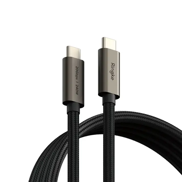 Ringke USB-C / USB-C 3.2 Gen 2x2 cable PD 240W 100cm Black