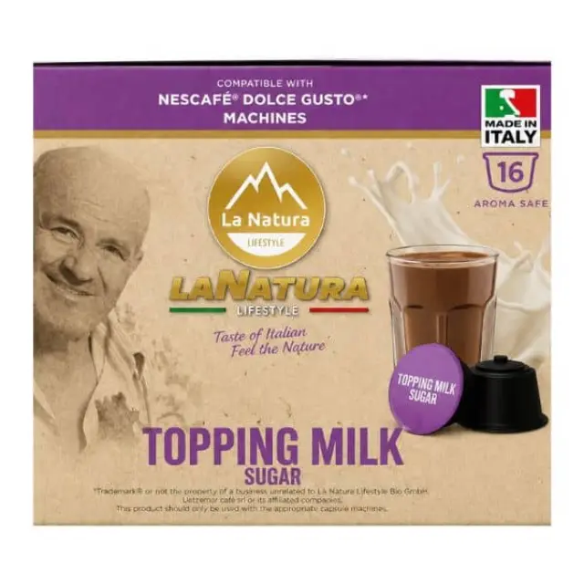 La Natura Lifestyle Topping Milk with Sugar 16 τμχ | Dolce Gusto