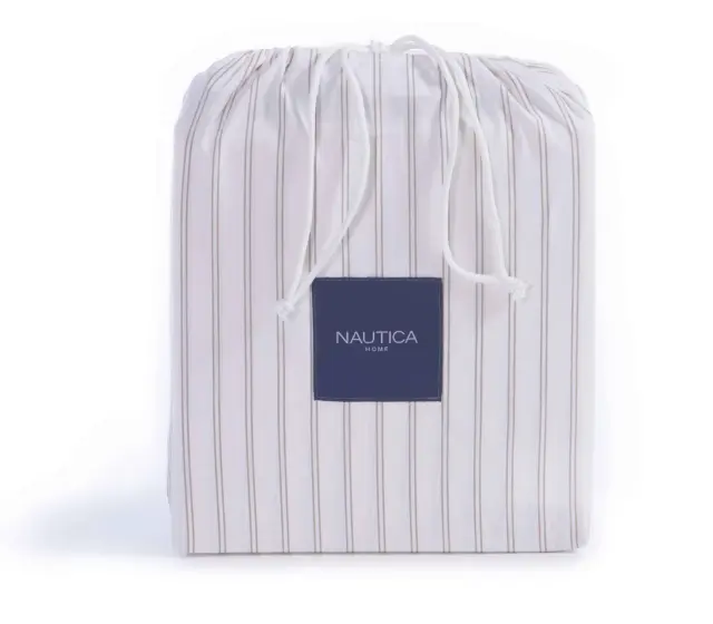 Nef-Nef Homeware Σεντόνι Σετ Υπέρδιπλο Nautica Coast 240x270 Ecru 2